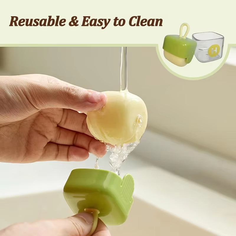 Washable Lint Remover Reusable Clothes Hair Sticky Roller Portable Pet Hair Remover Dust Removal Brush for Household Cleaning